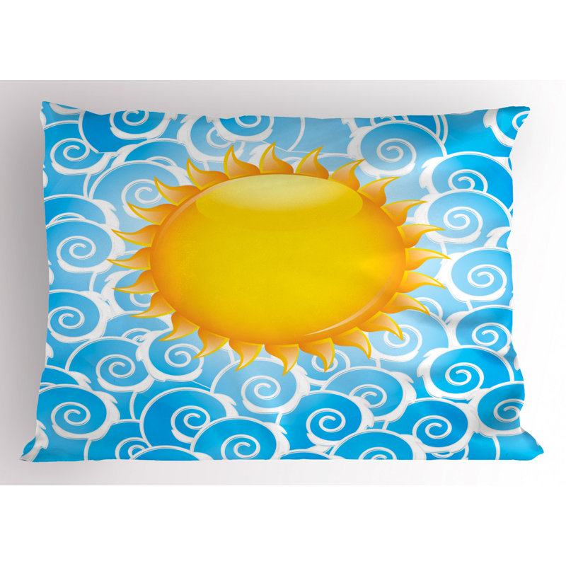 Sun Polyester Sham Set, Twin