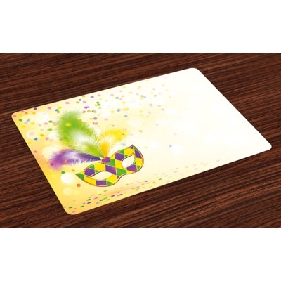 Louella Mardi Gras Party Placemat
