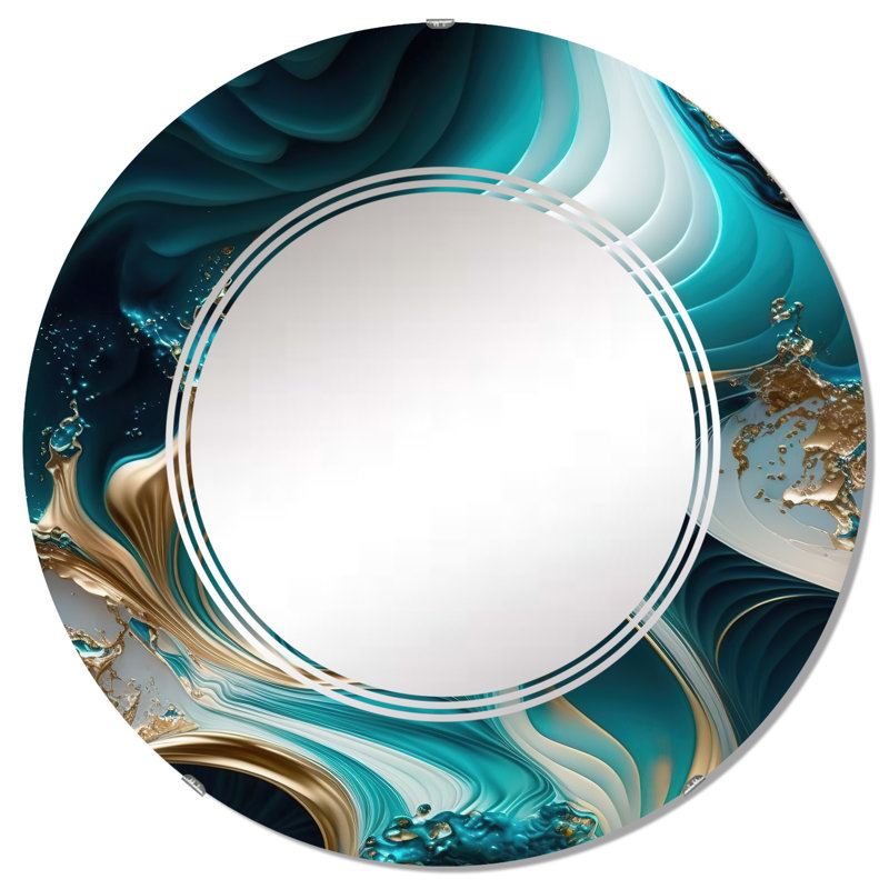 Miroir mural Raabia, 32 po x 32 po