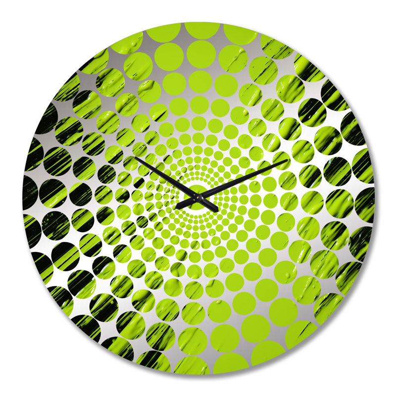 Horloge murale Southside - Collages abstraits, Très grand