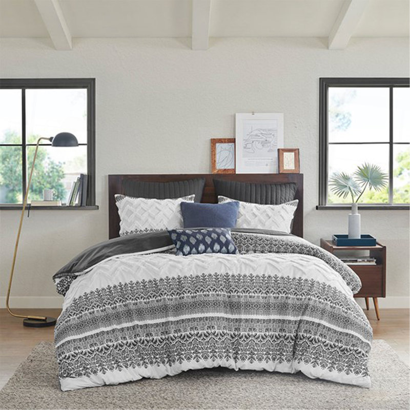 Ensemble de housse de couette en coton 3 pièces King / Cal King