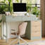 Petit bureau d'ordinateur avec tiroirs-19235775