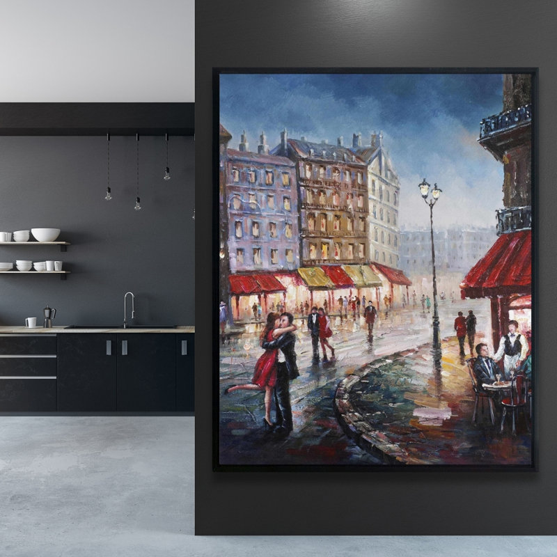 " Couple Kissing In The Street " on