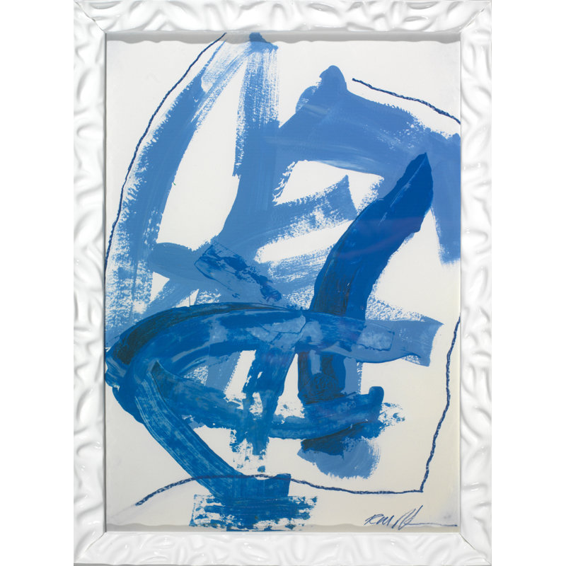 Robert Robinson Front Wall Abstract 8 by Robert Robinson - Single Picture Frame Painting
