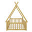 Tent-Shaped Teepee Bed With Safety Rails-731466962