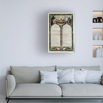 French School French Revolution Poster Of The Declaration Of Human Rights, 18Th Century Canvas Art