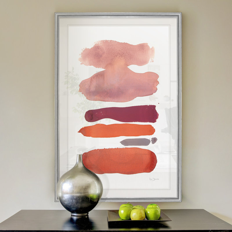 « tuscan coucher de soleil », reproduction d’art sur toile, H 18,5 po x l 24,5 po x P 1,5 po, Cadre argenté