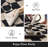 Vilena Checkerboard Pattern Washable Area Rug - Bold Textured Design for Living Room, Bedroom, or Kitchen Decor-1087242337