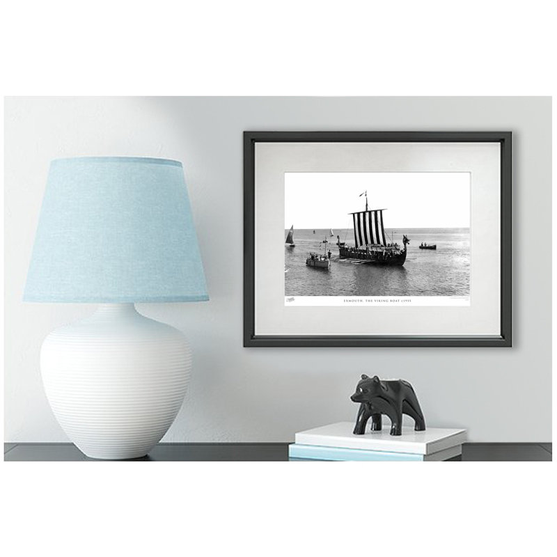 Exmouth, The Viking Boat C1955 - Single Picture Frame Print, 28cm H x 36cm W x 2.3cm D