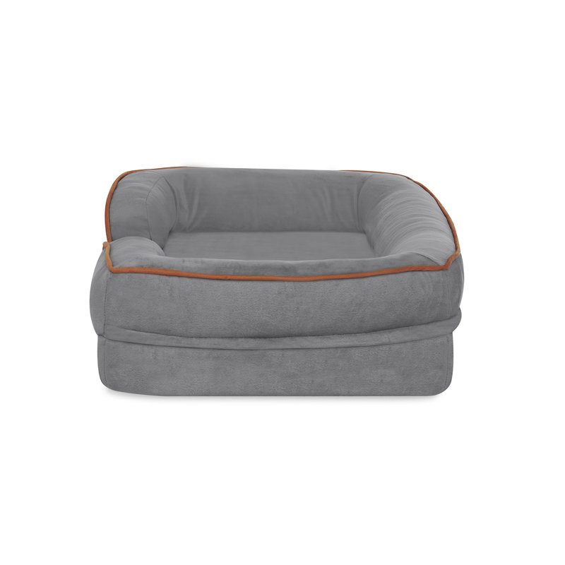 Wyatt Polyester Pet Bed, Large (50.16" W x 33.33" D x 10.83" H)