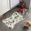 Tapis d'alimentation Old-World Florals - forme d'os