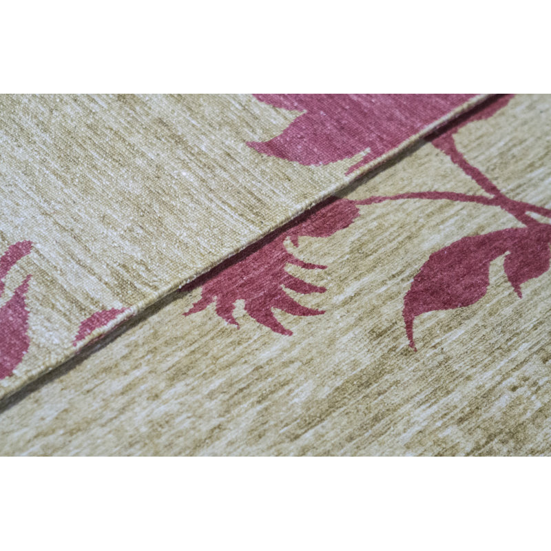 Tibetan Wool Floral Area Rug