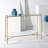 Sewall Metal And Glass Console Table-622875203