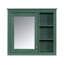 Armoire à pharmacie murale moderne avec miroir et 3 tablettes ouvertes Modern-814221185