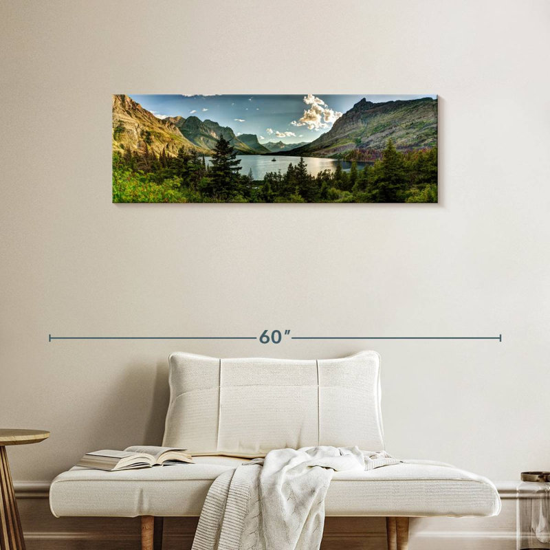 Sur toile, H 42 po x l 14 po x P 1,25 po