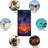 Palm Tree Beach Towel, 32"x63" Sand Free Quick Dry Thin Microfiber Starry Sky Sunset Towel for Beach Travel