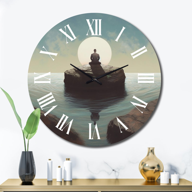 Horloge murale Mindfulness, Très grand
