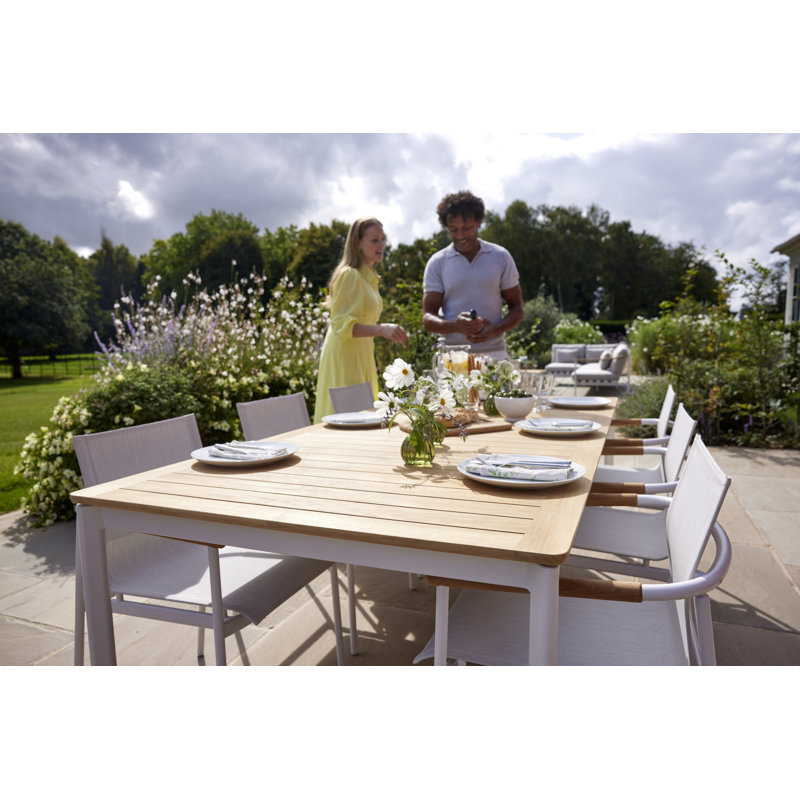 Around Dining Table, Forge Gray, 29" H x 61" W x 39" D
