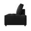 Fauteuil d'appoint carré touffeté en lin Lancy-1688445773