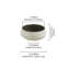 Bol bas Artisan Chalkstone - pot de fleurs / cache-pot décoratif vert mousse naturel pour plantes grasses -536671900