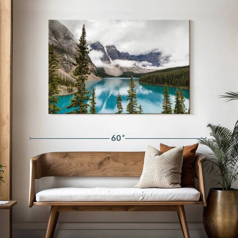Alvord charmant lac Moraine, H 32 po x l 48 po