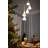 Laurens 5 - Light White/Metallic Gold LED Cluster Pendant