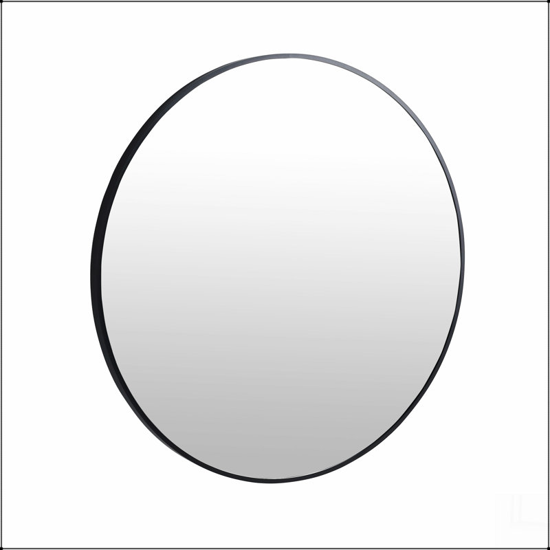 Bathroom Mirror Black Aluminum Frame