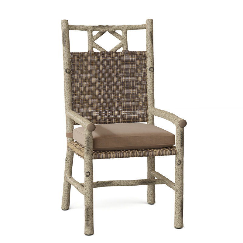 River Run Outdoor Dining Armchair, Canvas Heather Beige Sunbrella® Canvas