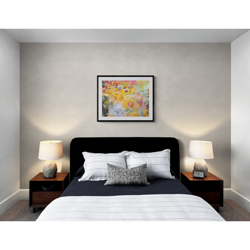 Roses And Moonlight Print by Elizabeth Chapman, 30" H x 24" W, Black Framed Paper