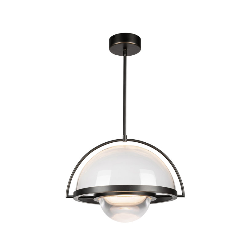 Luminaire suspendu 14 po Bowery, Bronze urbain