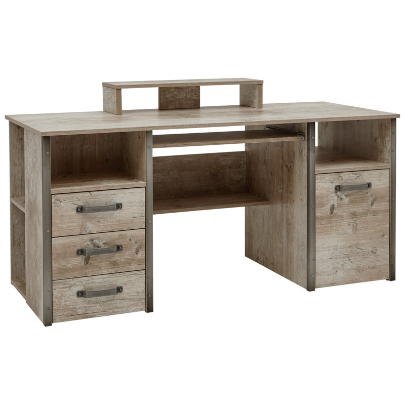 Harkon Computer Desk, Tan