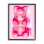 "Modern Gummy Bear" encadré sur bois par Lil 'Rue, impression-80002480-80002479