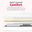 Très grand matelas pour matelas 9 po - Rembourrage en mousse, ressorts ensachés à ressorts ensachés confortables, base durable