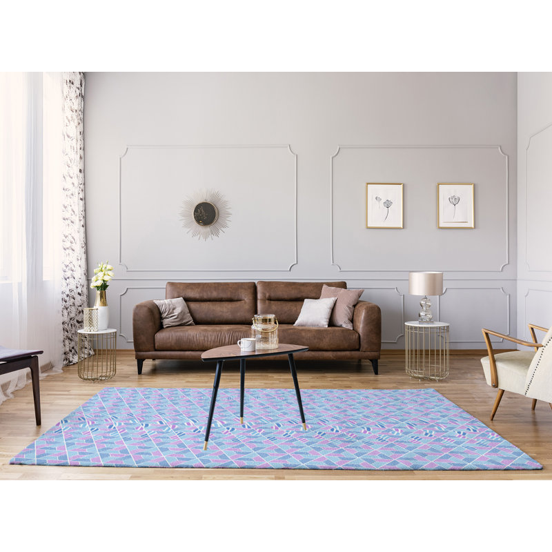 Tapis bleu de la surface trapézoïdale, Rectangle 8 pi x 10 pi