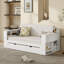 Lit de jour avec bureau amovible, tiroirs de rangement et table d'appoint hydraulique-1379731084-1379731075