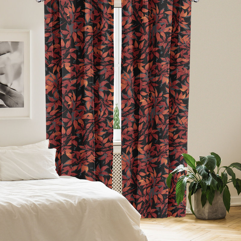 Aspa Semi Sheer Curtain Pair, 28" W x 84" L