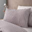 Epping Textured Stripe Reversible Duvet Cover Set-123572114-123572118