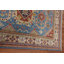 Tapis oriental bleu à motif géométrique Kazak 4
