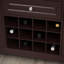 Armoire à café, buffet moderne, armoire à vin avec tiroir et support à vin pour 12 bouteilles, espresso