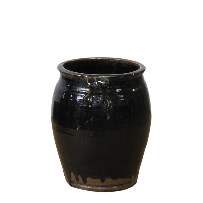 Asian Classic Handmade Earthenware Table Vase