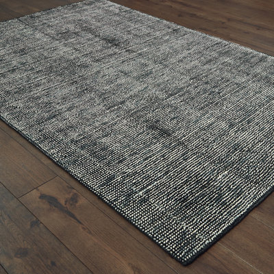 Legends Handmade Tufted Charcoal/Black Area Rug