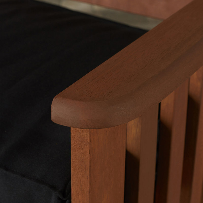 Banc de jardin en bois Millersville, Brun cannelle