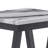 Paula Black And White End Table