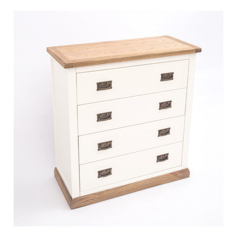 Abordale 90cm W 4 - Drawer Chest of Drawers