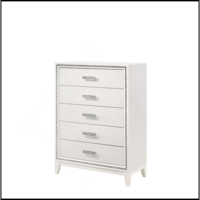 Commode blanche Haiden, Blanc