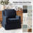Wimberly 29.5" W Slipcovered Swivel Armchair -601059110