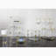 Lampe de table colonne jacques - transparent / laiton