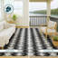 Tapis géométrique intérieur / extérieur lavable à la machine Chantille ACN2687-730414168-730414164