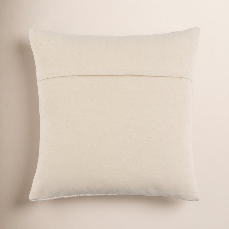 Keri Throw Pillow, Down, 20" x 20", Cream