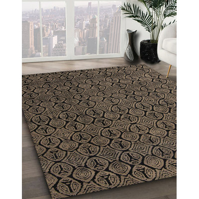 Tapis abstrait à motif abstrait moderne 5122